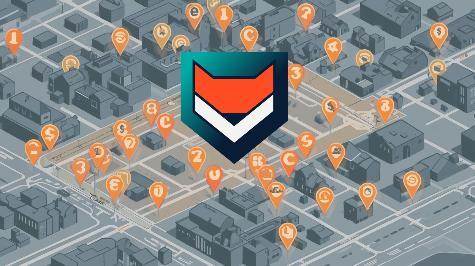 Heat map showing cryptocurrency ATM scam hotspots across Florida neighborhoods with scam report density