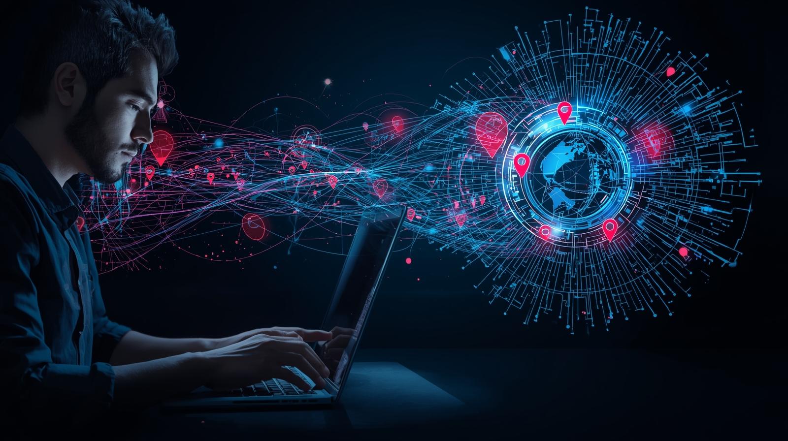 Data flowing to AI