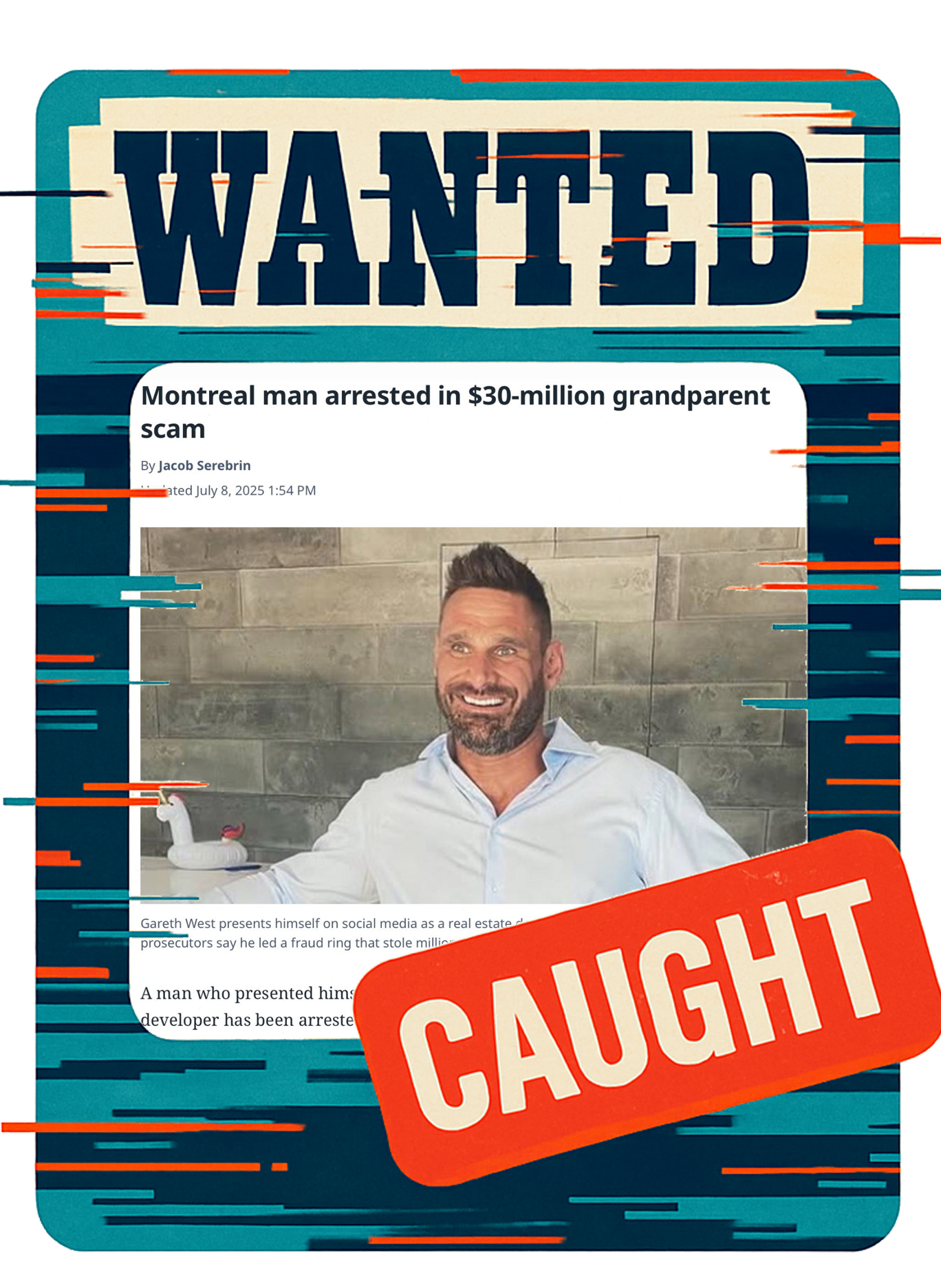 Gareth West - Wanted Poster